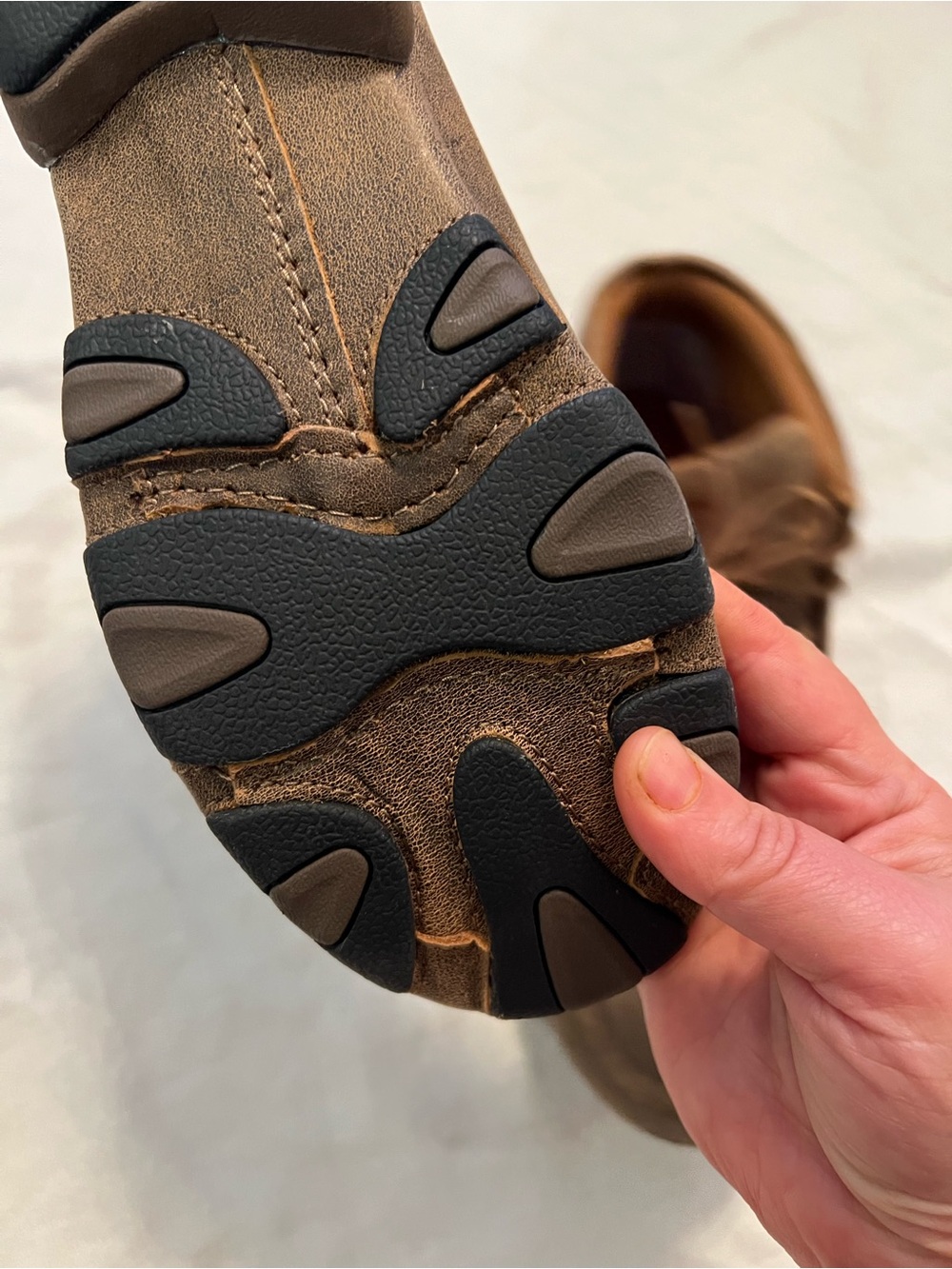 NWT Twisted X Bomber Leather Modern Cowboy Lace Up Driving Moccasins. Size 10M - Picture 7 of 16